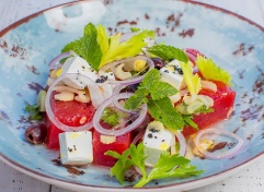 Moscow в ресторане Watermelons Season At Carlson Restaurant